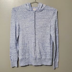 GAP Heathered Blue Women's Sweater Hoodie Pullover Size XS